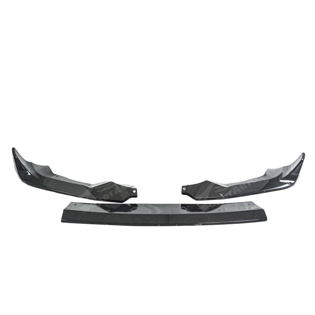 2019-2021 BMW F87 M2 CS Style Carbon Fiber Front Bumper Cover Fascia Upper Lower Grilles Lip Body Kits - Image 13