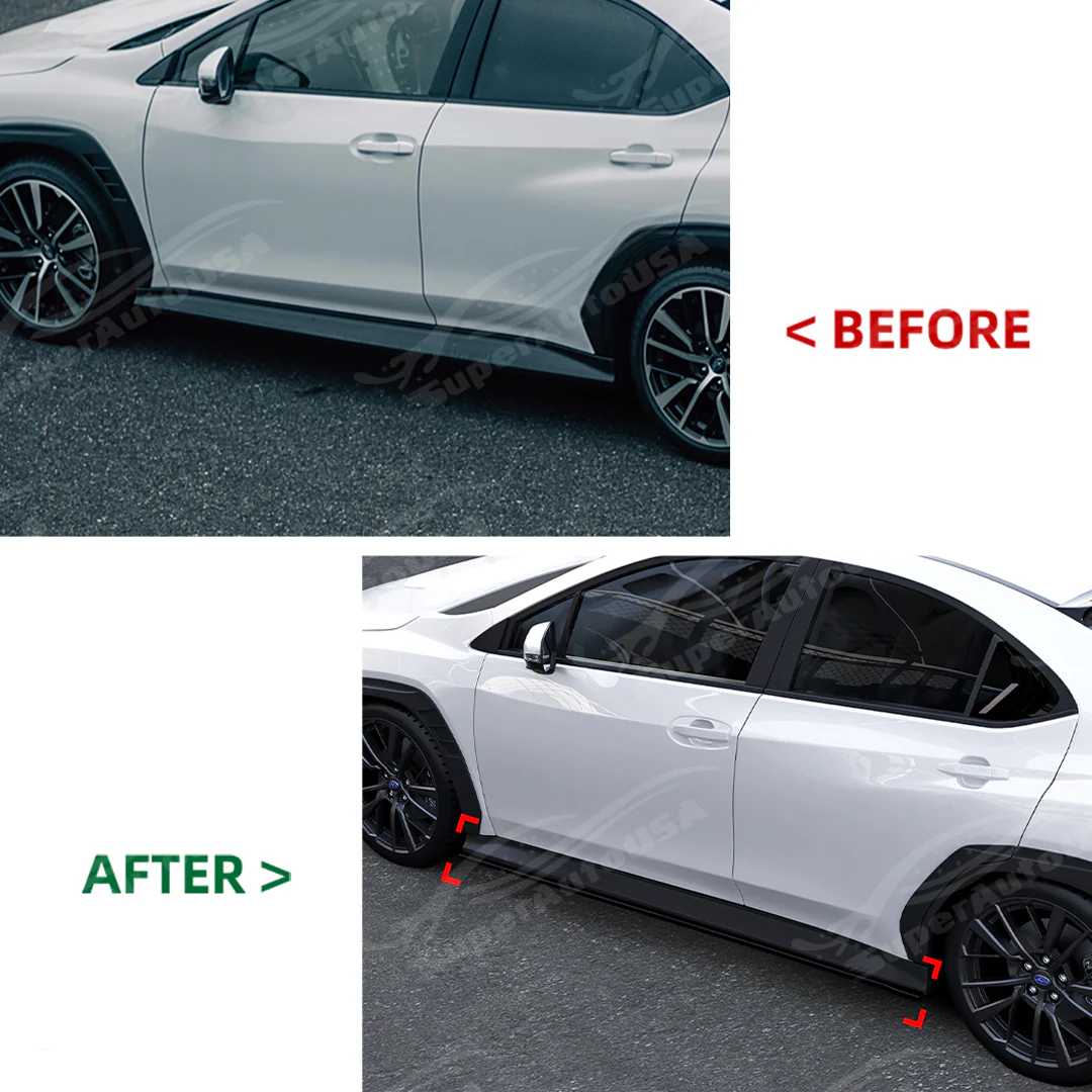 2022-2026 Subaru WRX VB - STI Style Side Skirt Extensions - Image 3