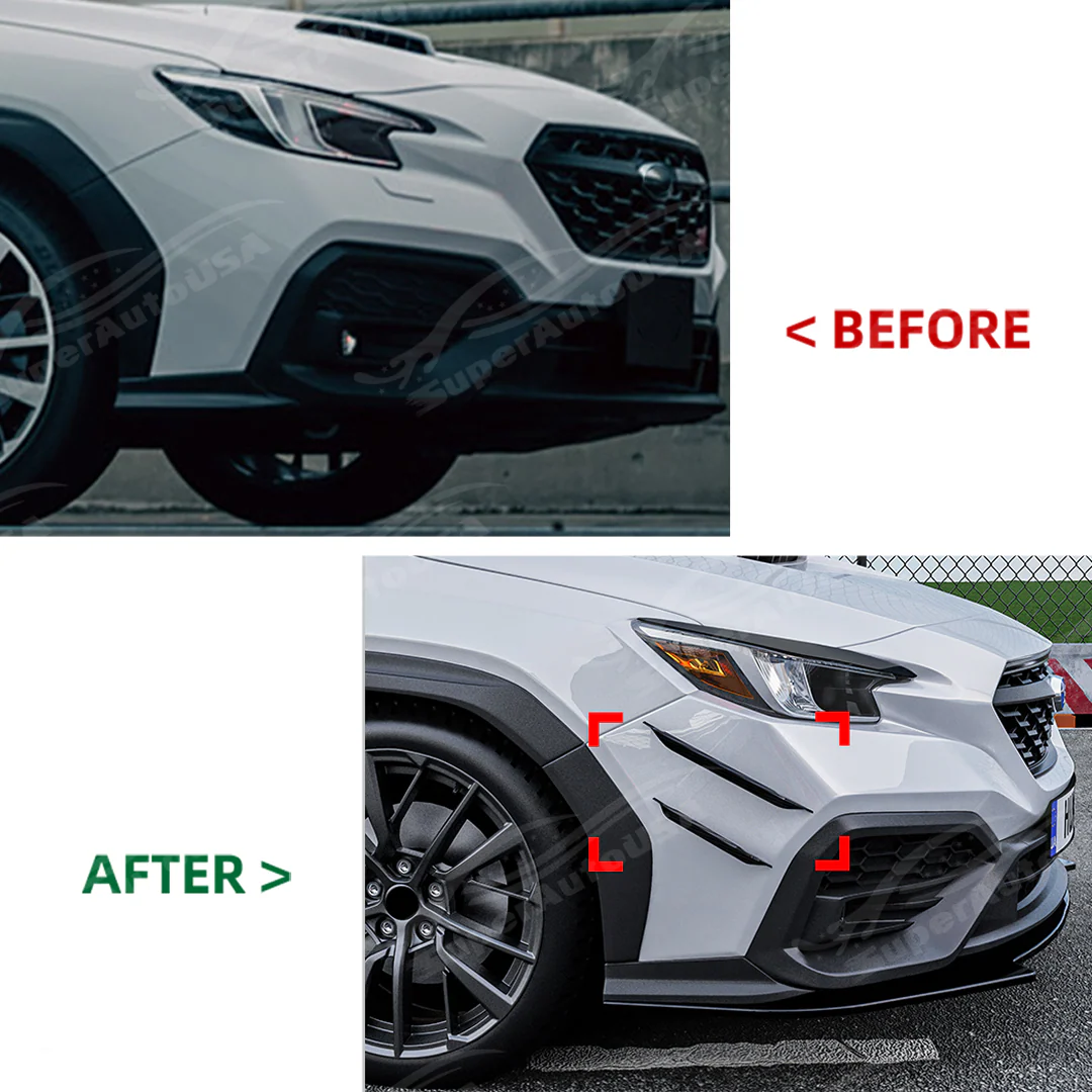 2022-2026 Subaru WRX VB - Front Bumper Aero Canards - Image 3
