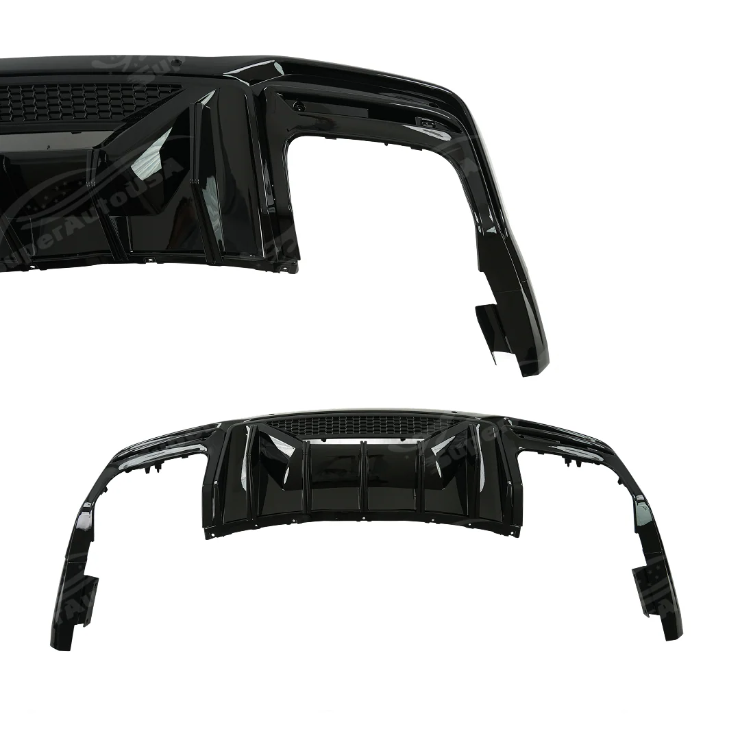 2024-2026 Mustang - Dark Horse Style Rear Bumper Diffuser Replacement & Corner Spats - Image 3