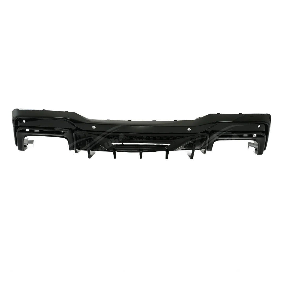 2024-2026 Mustang - Dark Horse Style Rear Bumper Diffuser Replacement & Corner Spats - Image 4