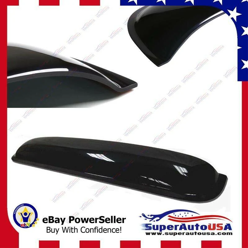 35" Smoke Tint Sunroof Sun Rain Shades Guards Vent Deflector - Image 3