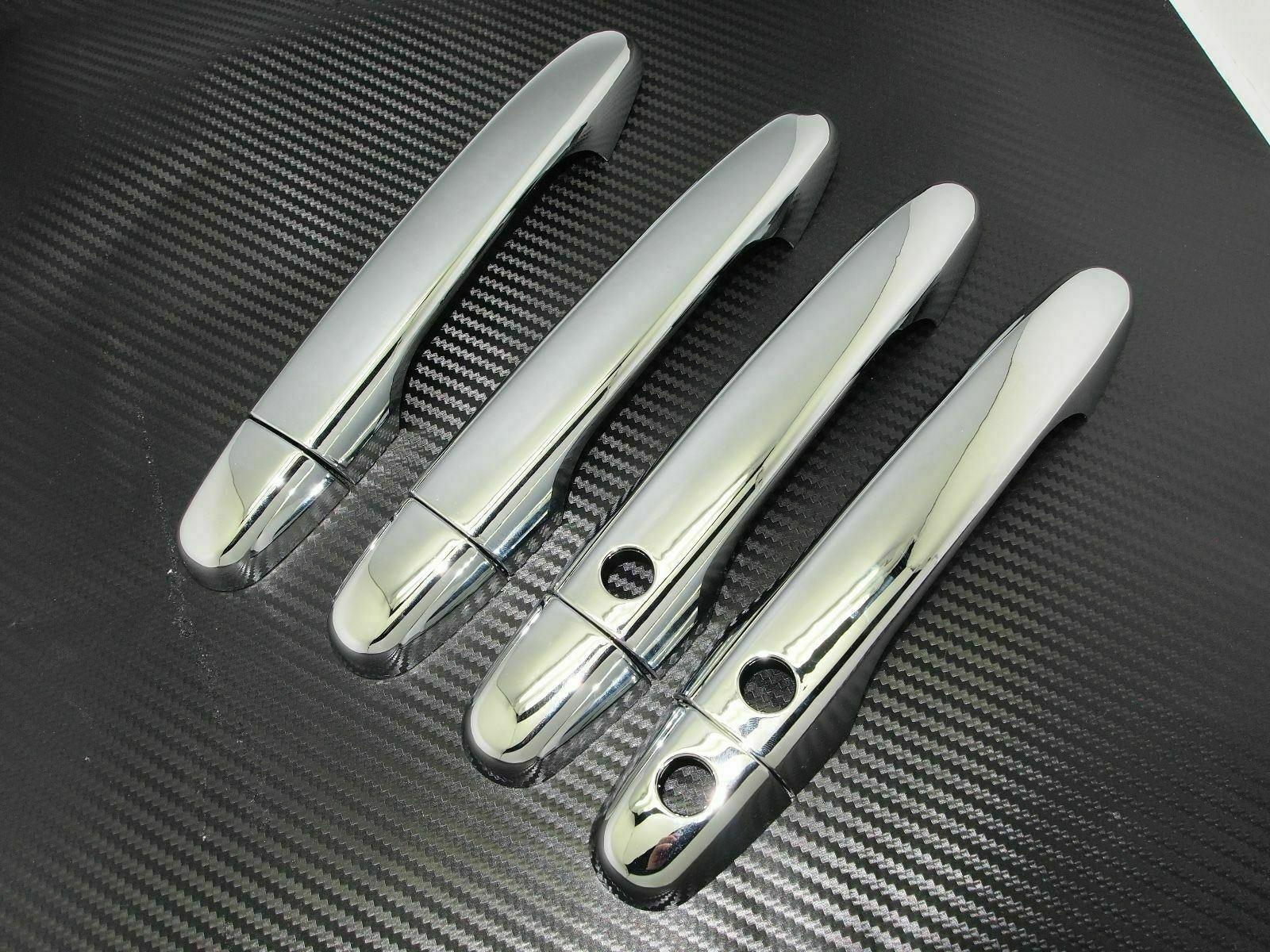 Fit 2012-2016 Honda CRV CR-V Car Door Handle Cover Trims (Mirror Chrome, Smart Holes) - Image 2