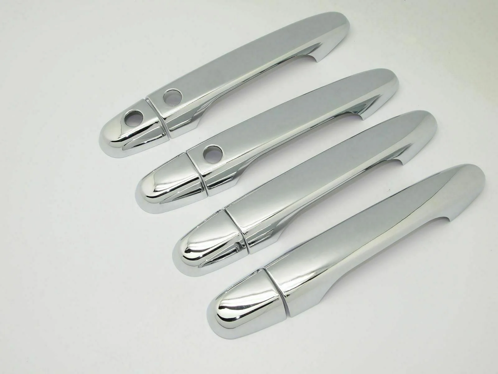 Fit 2012-2016 Honda CRV CR-V Car Door Handle Cover Trims (Mirror Chrome, Smart Holes) - Image 4