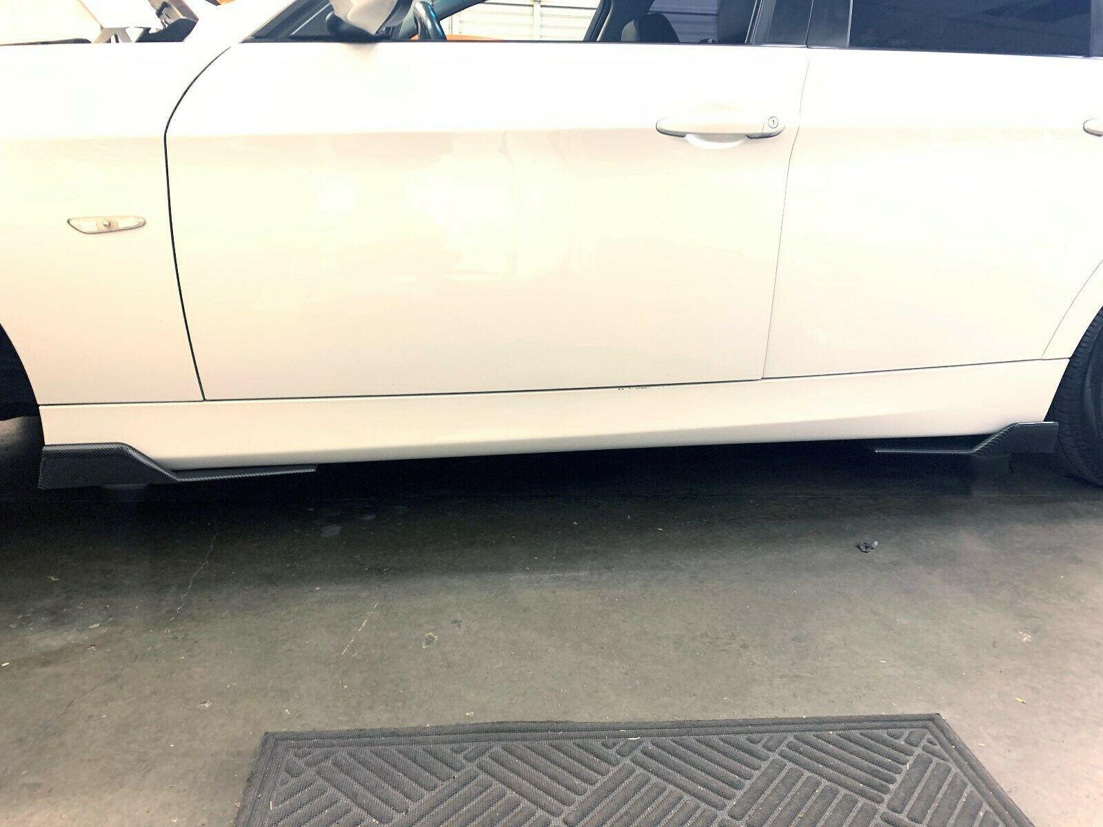 Universal Bottom Line Side Skirts Body Kit 45cm/ 17.7" (Carbon Fiber Print, 2 pcs) - Image 5