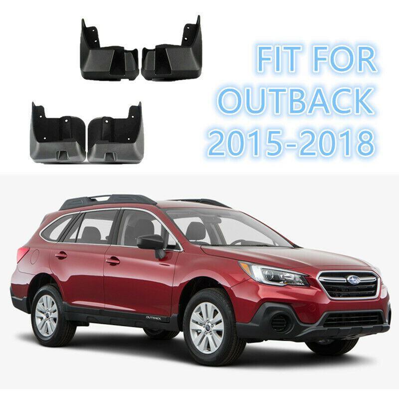 Fit 2015-2018 Subaru Outback 2.5L 3.6L Wagon A-Premium 4x Splash Guard Mud Flaps - Image 2