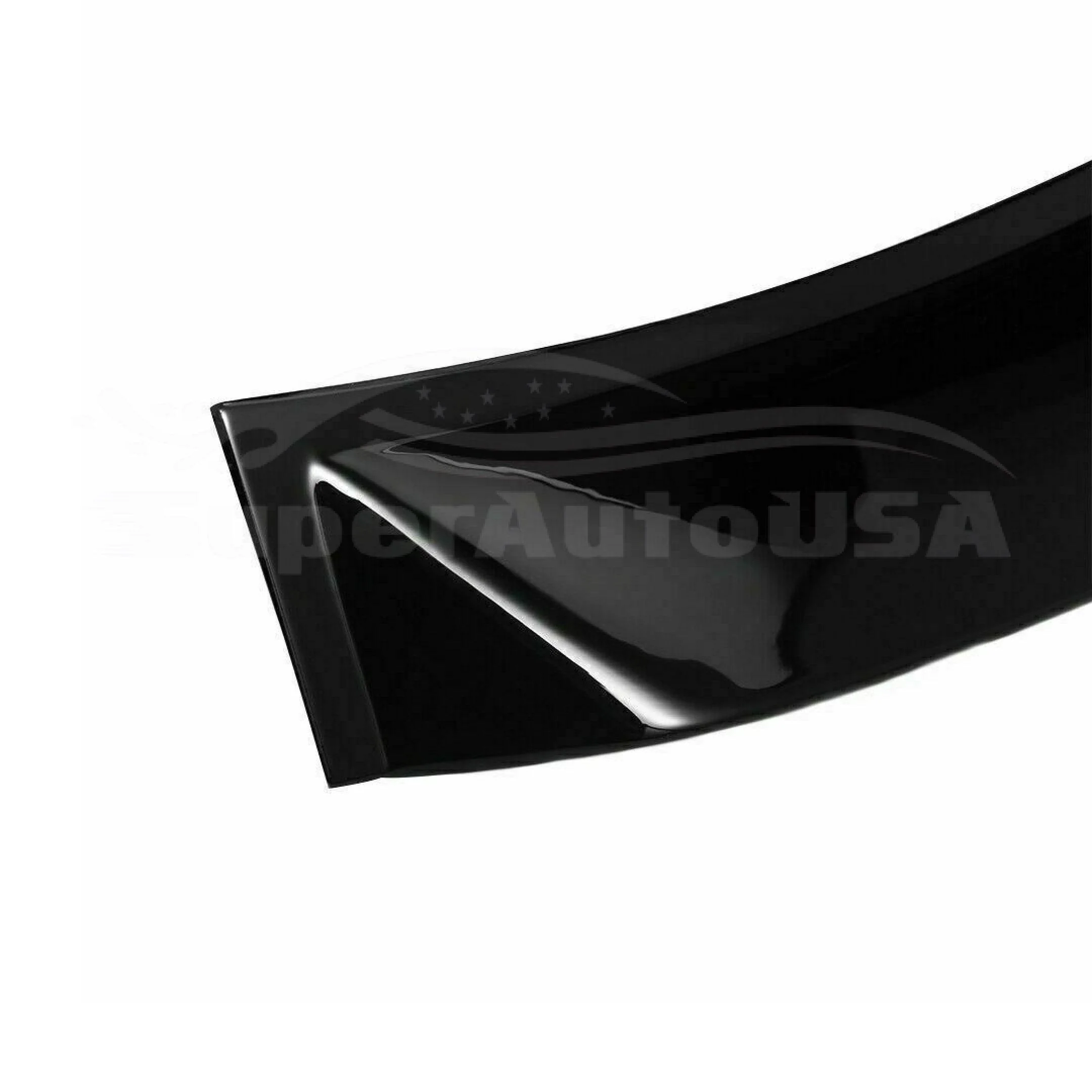Fit 2012-2017 Toyota Camry ABS Black Rear Roof Window Visor Spoiler 3D JDM (Black) - Image 4