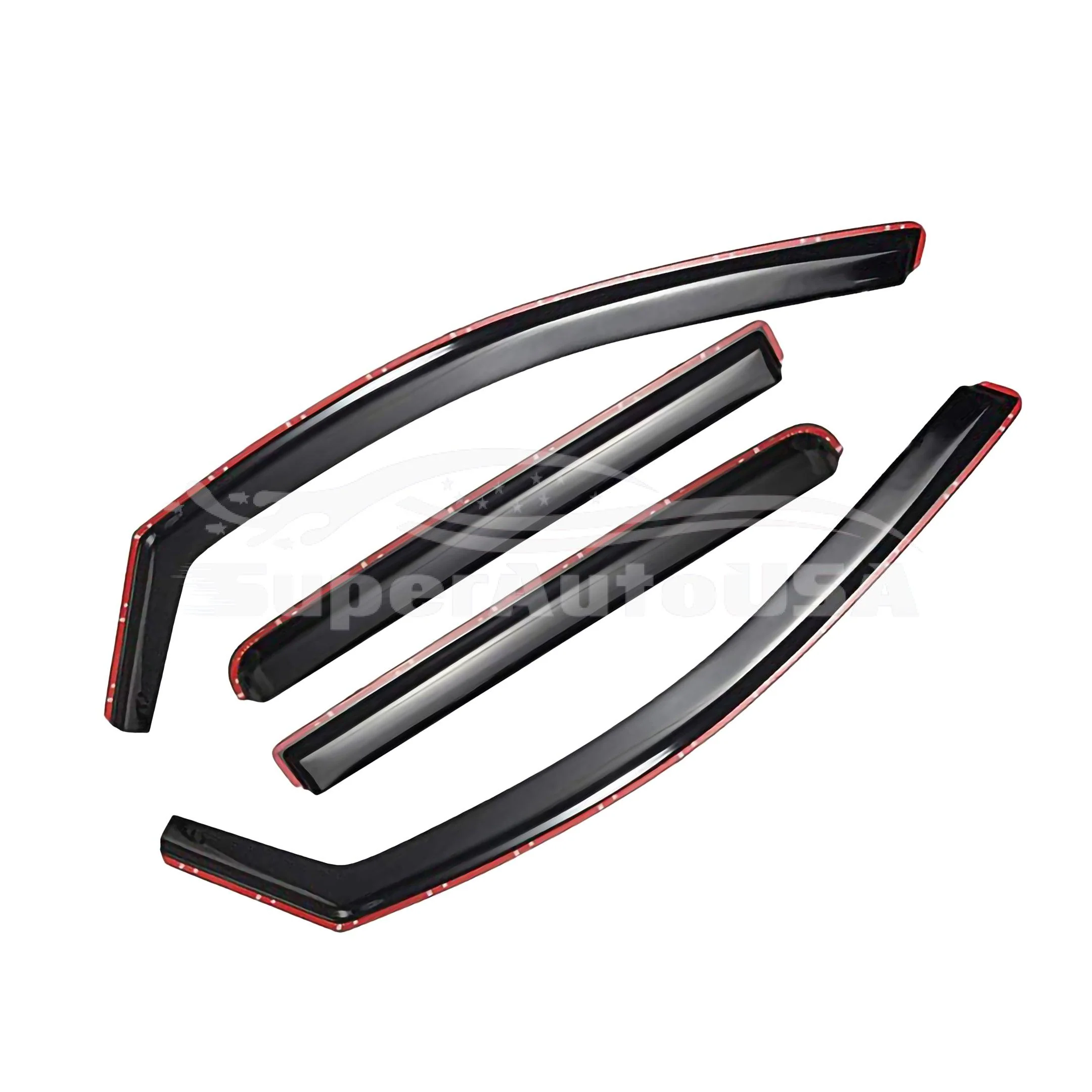 Fit 2019-2022 Acura RDX In-Channel Vent Window Visors Rain Sun Wind Guards Shade Deflectors - Image 5