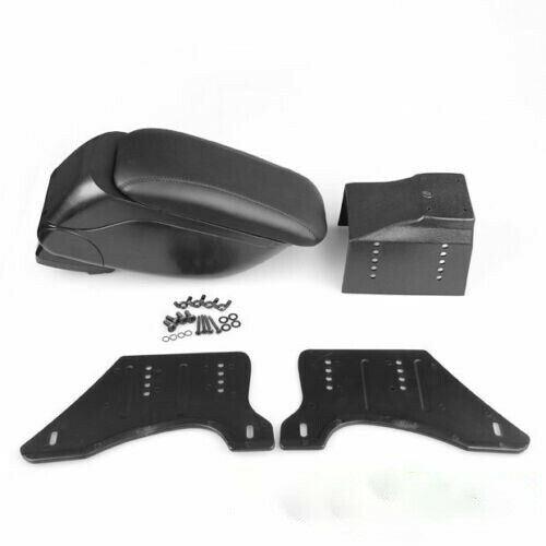 Universal Adjustable Black Big Storage Armrest Box Center Console (Black) - Image 5