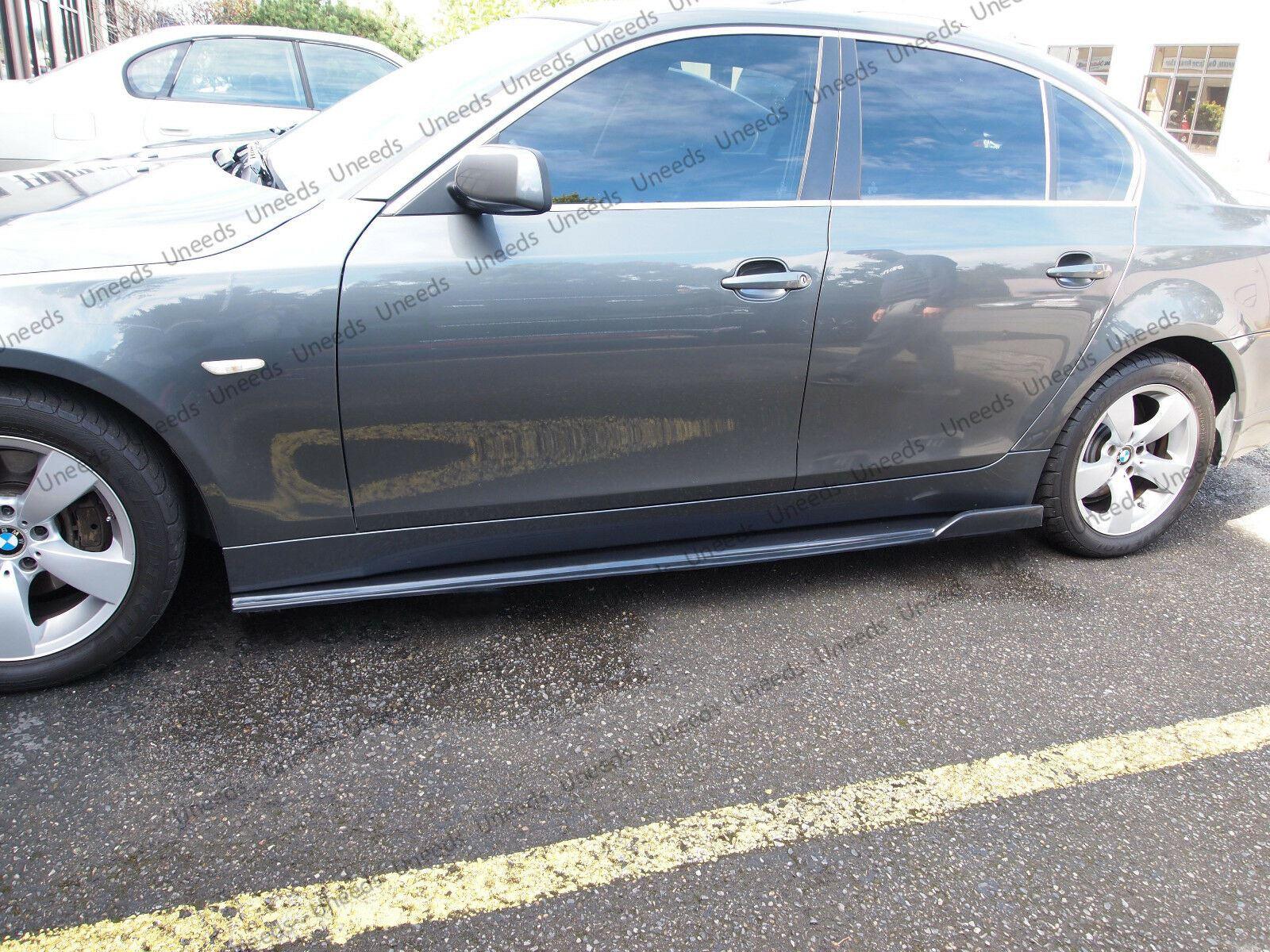 Fits Audi A6 A8 Black Side Skirts Body Kit Rocker Panels Splitters - Image 4