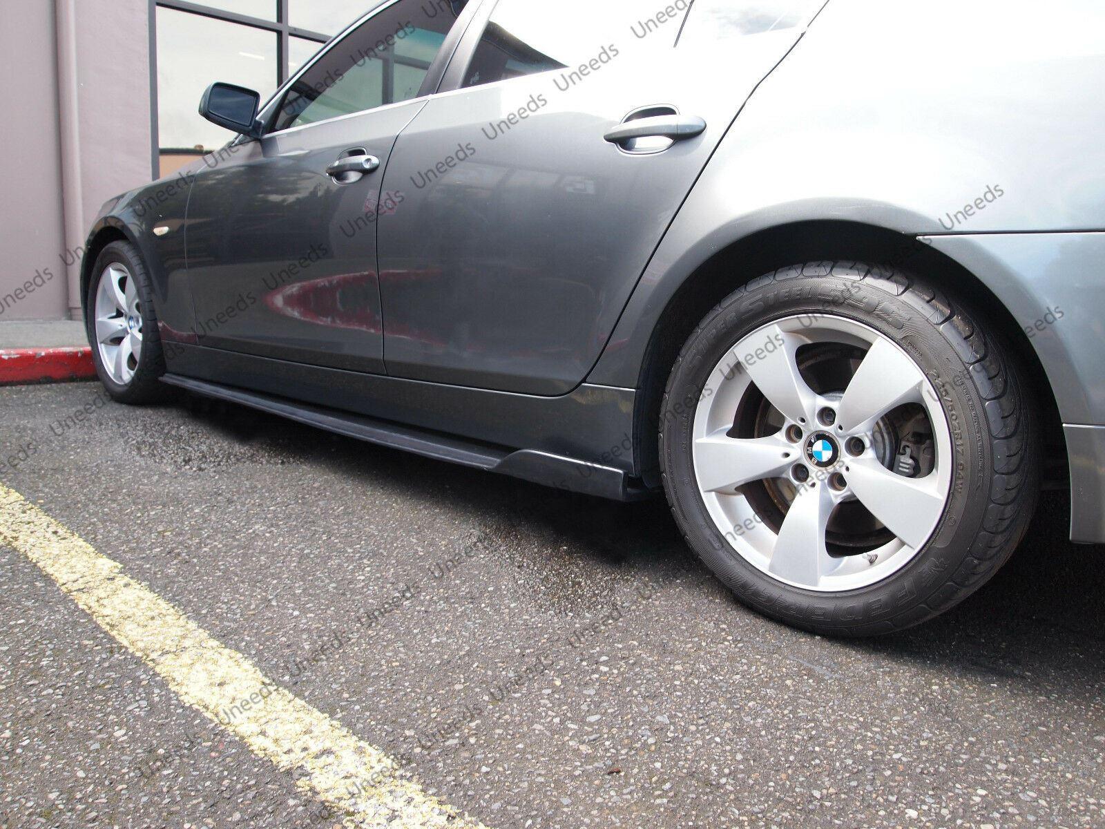 Fits Audi A6 A8 Black Side Skirts Body Kit Rocker Panels Splitters - Image 5