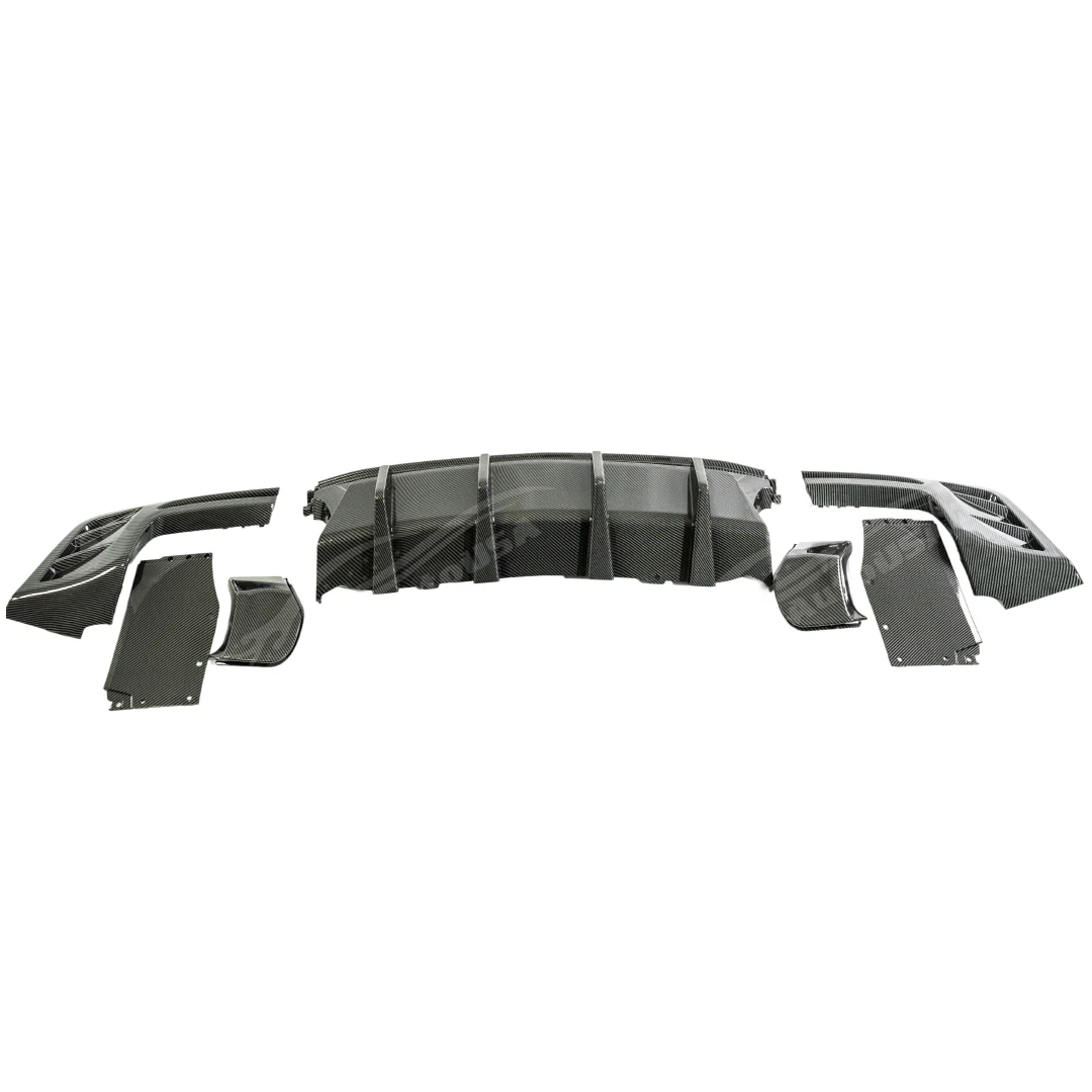 Carbon Fiber Print Rear Bumper Diffuser Lip For 2016-2024 Chevrolet Camaro - Image 12