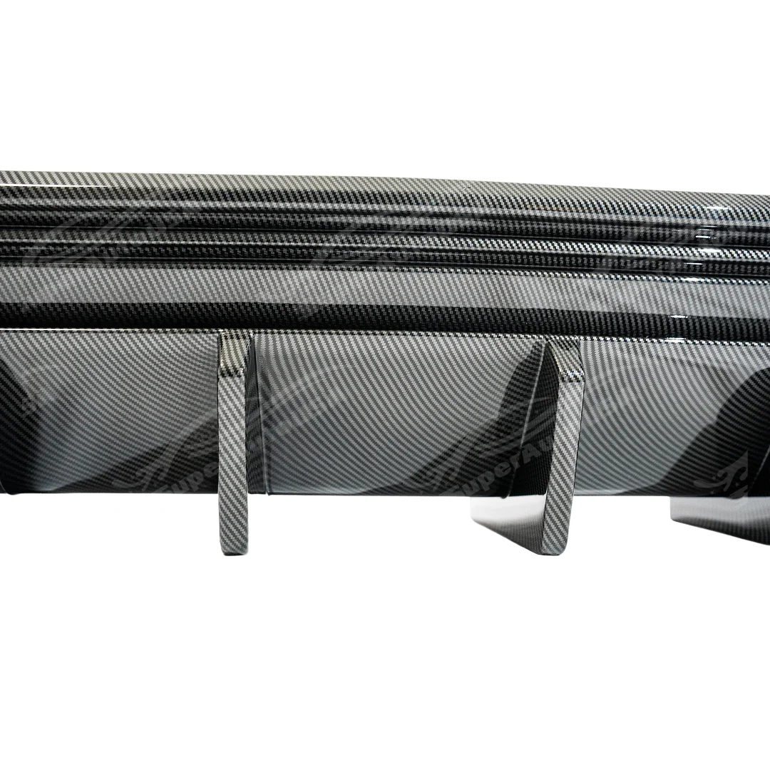Carbon Fiber Print Rear Bumper Diffuser Lip For 2016-2024 Chevrolet Camaro - Image 9