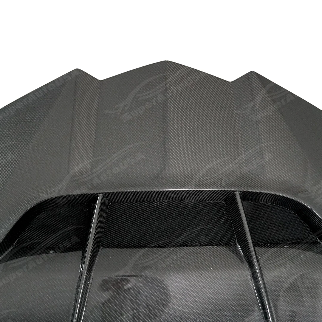 2020+ Chevrolet Corvette C8 - ZR1 Style 2 Carbon Fiber Hood - Image 10