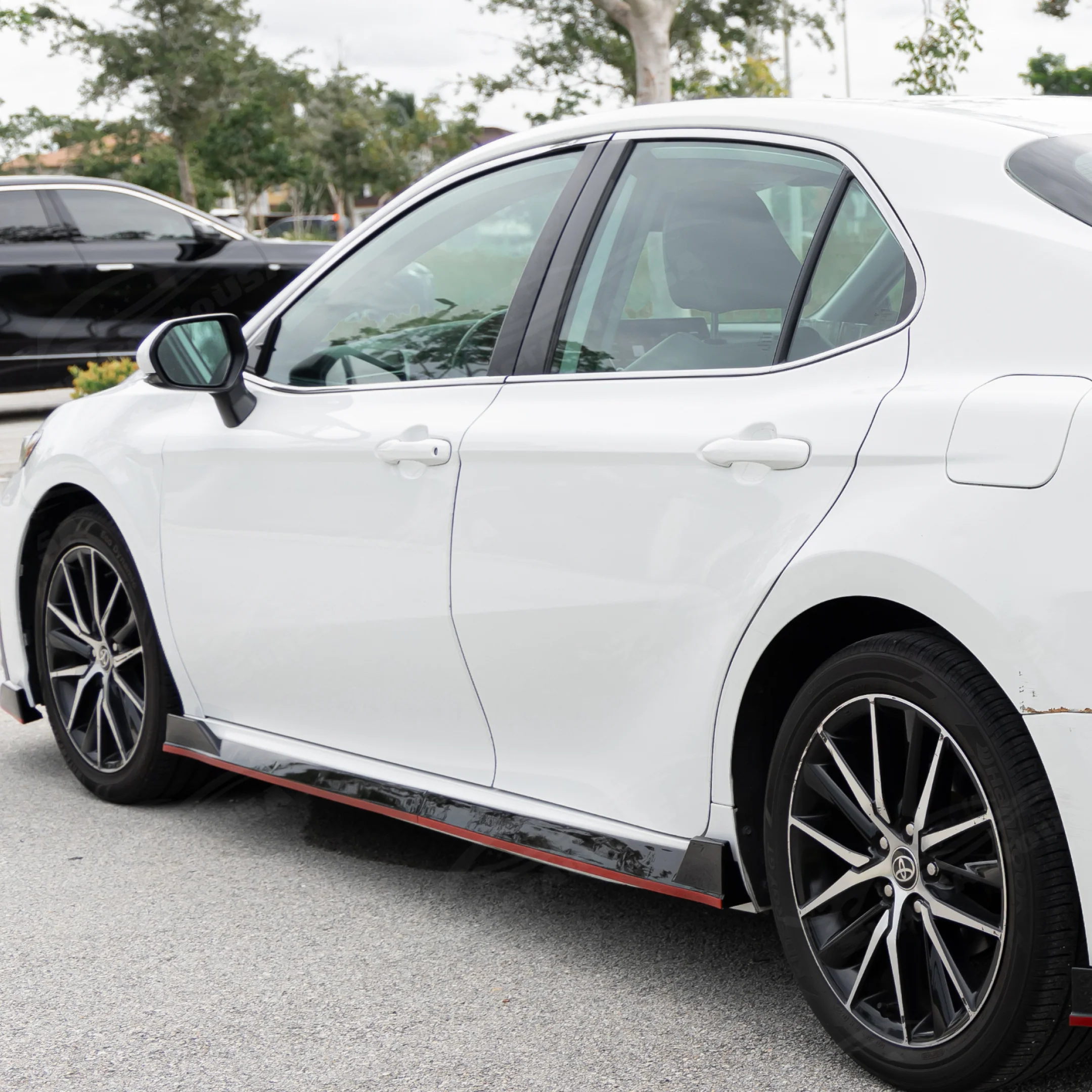 Front Lip/Rear Diffuser/Side Skirts /Rear Spoiler 5-in-1 Set - TRD Style | Fits Toyota Camry (2018-2024) - Image 18