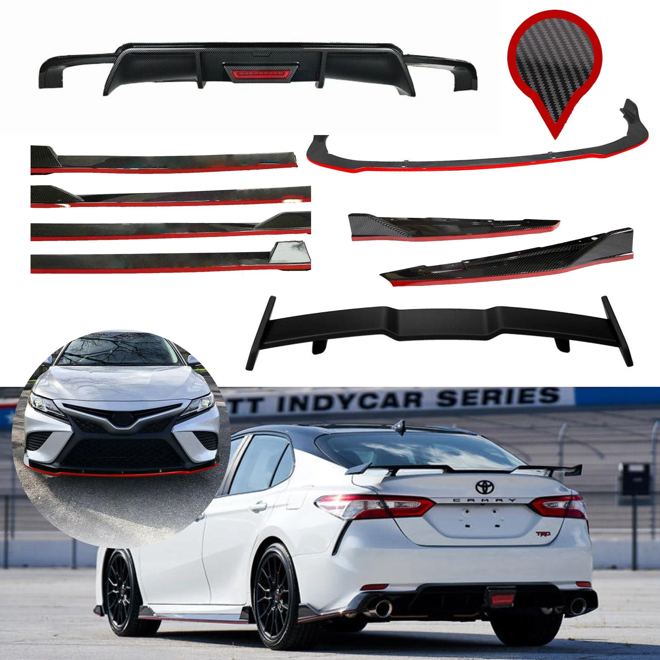 Full Body kit Set - LED Light Fits Toyota Camry 2018-2024 - Image 2