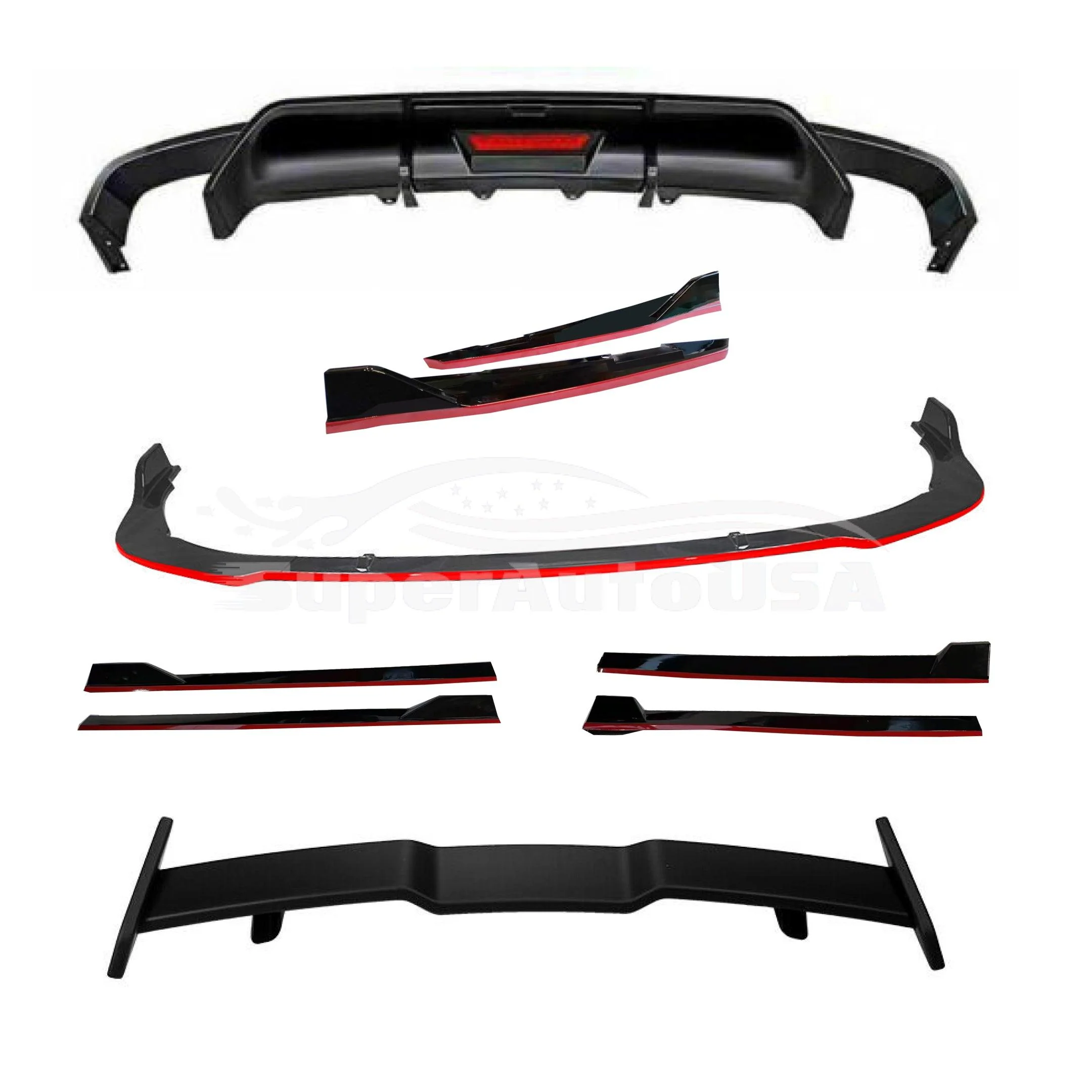 Full Body kit Set - LED Light Fits Toyota Camry 2018-2024 - Image 3