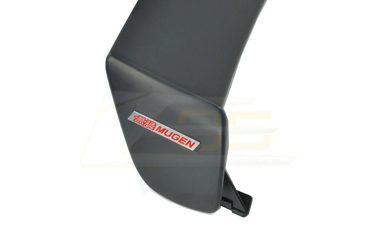 For 1996-2000 Honda Civic Sedan MUGEN Style Rear Trunk Wing Spoiler RED Emblem Pair - Image 5