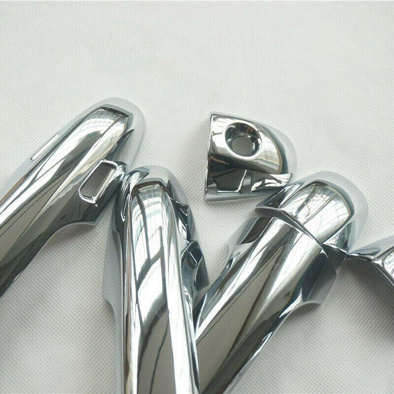 Fit 2014-2019 Toyota Highlander Door Handle Cover (Chrome, Smart Holes) - Image 2