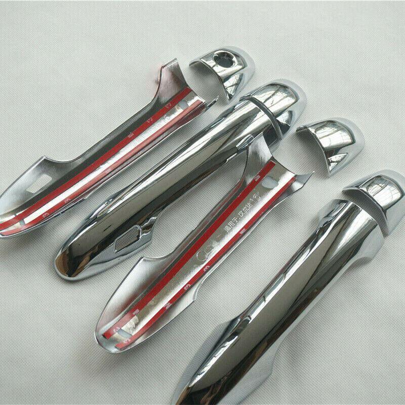 Fit 2014-2019 Toyota Highlander Door Handle Cover (Chrome, Smart Holes) - Image 4