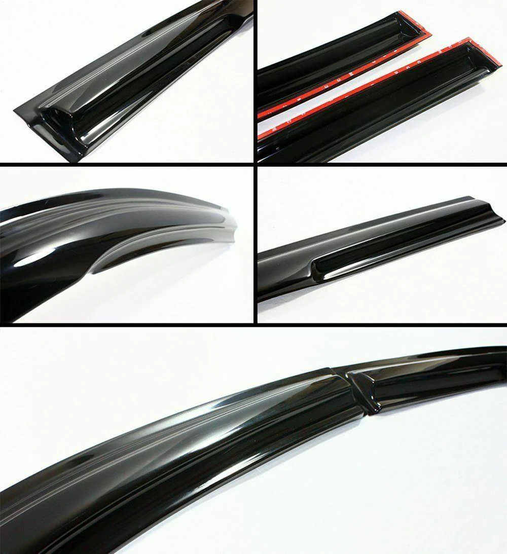 2008-2014 Subaru WRX STI GV / GR - Mugen Style - Window Visors Rain Guards Shade Deflectors - Image 10