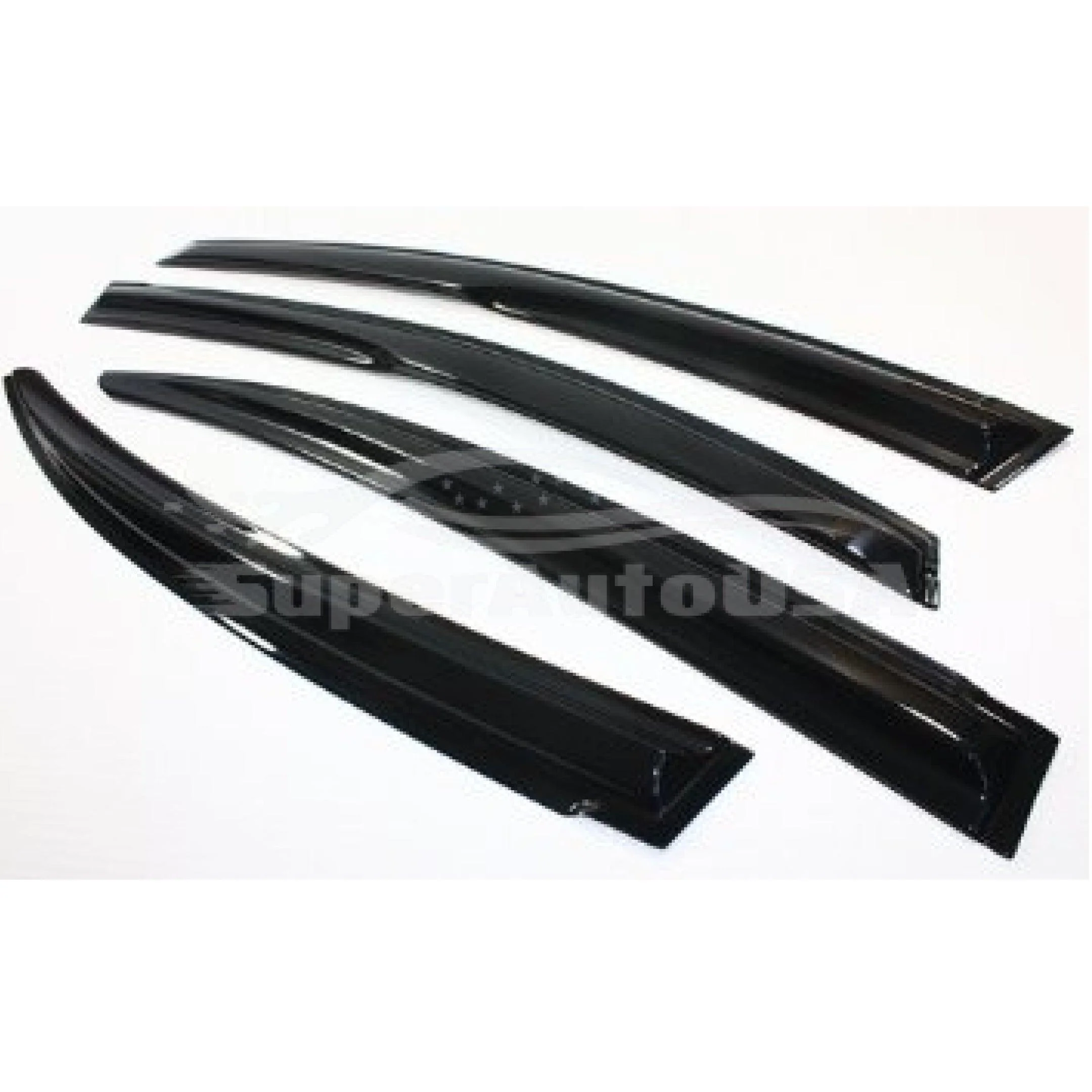 2008-2014 Subaru WRX STI GV / GR - Mugen Style - Window Visors Rain Guards Shade Deflectors - Image 11
