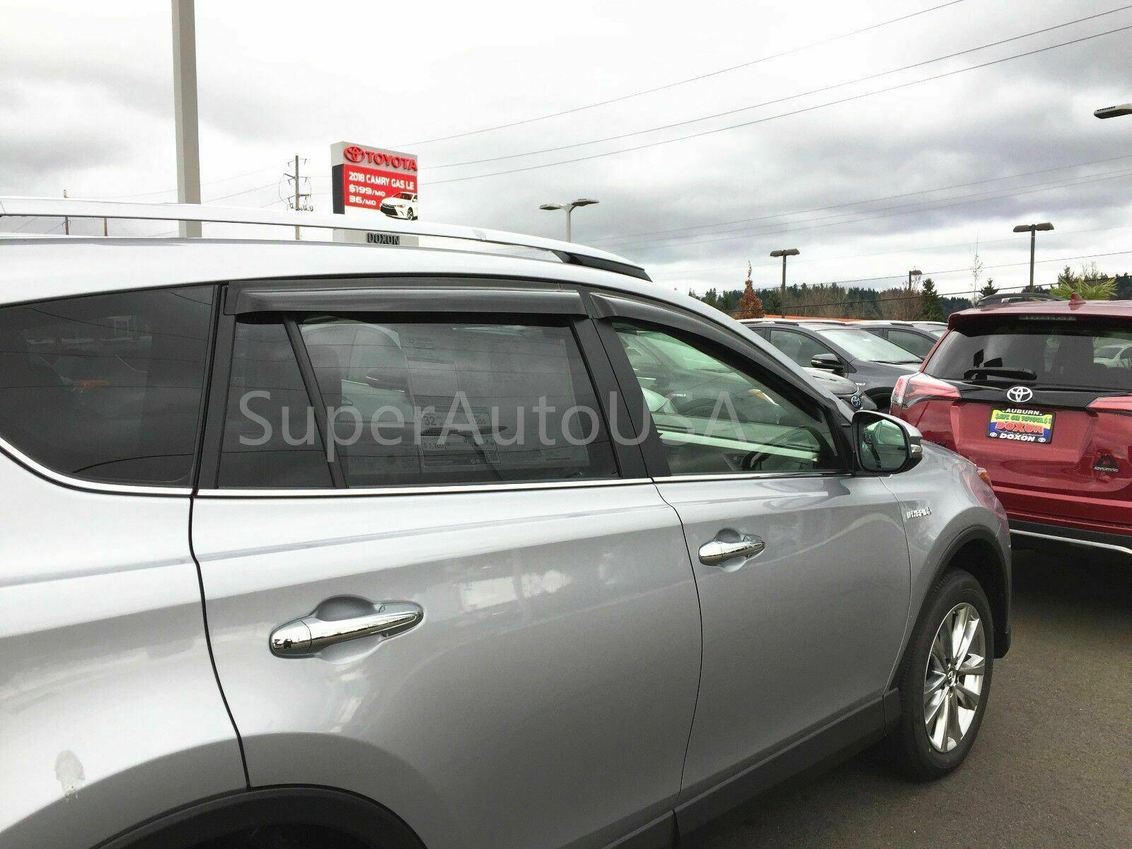 Fit 2011-2021 Jeep Grand Cherokee Window Visors Rain Guards Deflector - Image 3