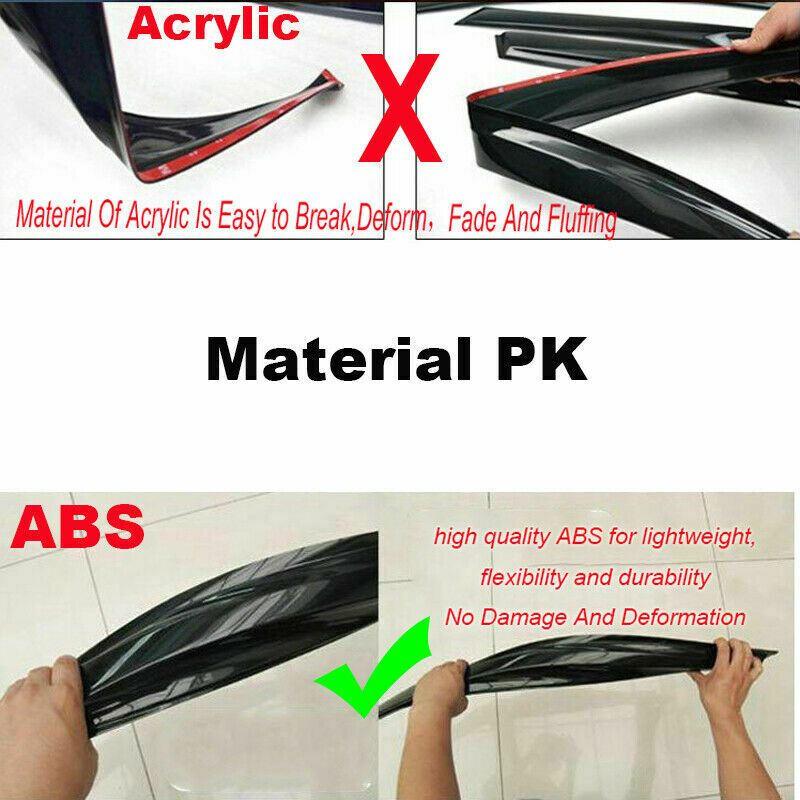 Fit 2011-2021 Jeep Grand Cherokee Window Visors Rain Guards Deflector - Image 8