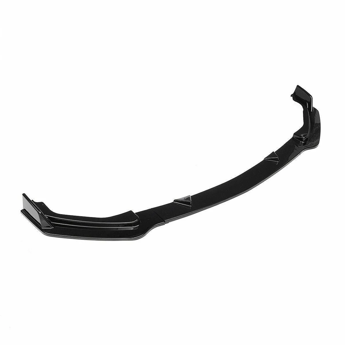 Fit 2014-2017 Infiniti Q50 Base Premium Front Bumper Lip Spoiler Splitter (Gloss Black) - Image 8
