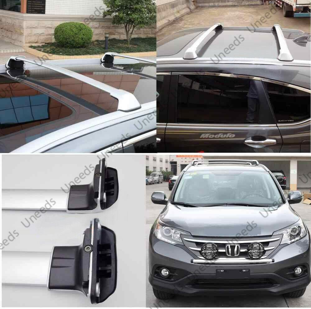Fit 2012-2016 Honda CRV Roof Rack Cross Bar Factory Style Bars Silver Mount Bolt - Image 5