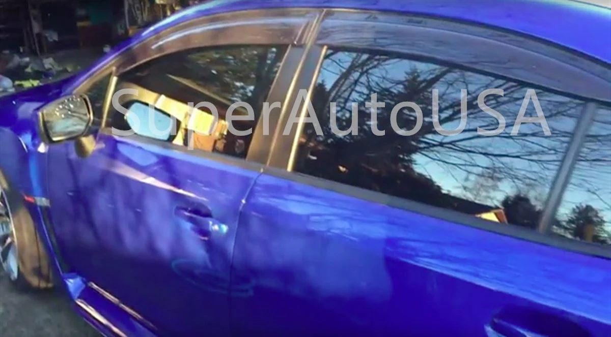 2015-2021 Subaru WRX STI VA - OE Style - Out-Channel Window Visors Rain Guards Shade Deflectors