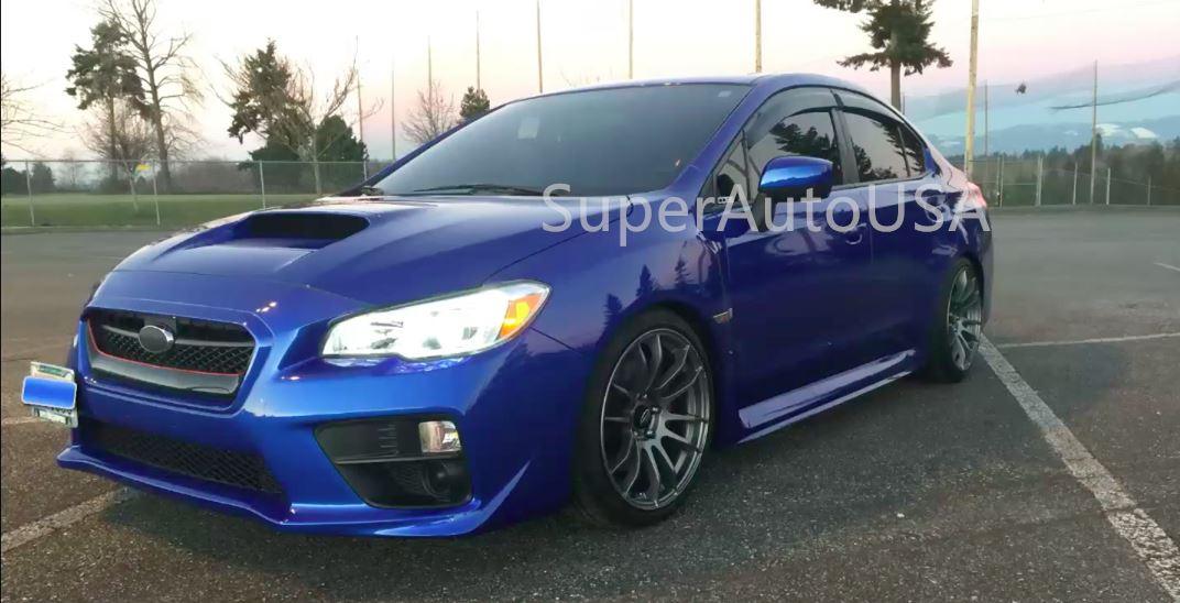 2015-2021 Subaru WRX STI VA - OE Style - Out-Channel Window Visors Rain Guards Shade Deflectors - Image 3