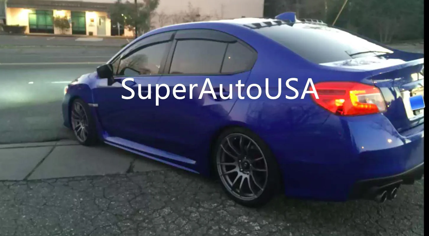 2015-2021 Subaru WRX STI VA - OE Style - Out-Channel Window Visors Rain Guards Shade Deflectors - Image 4
