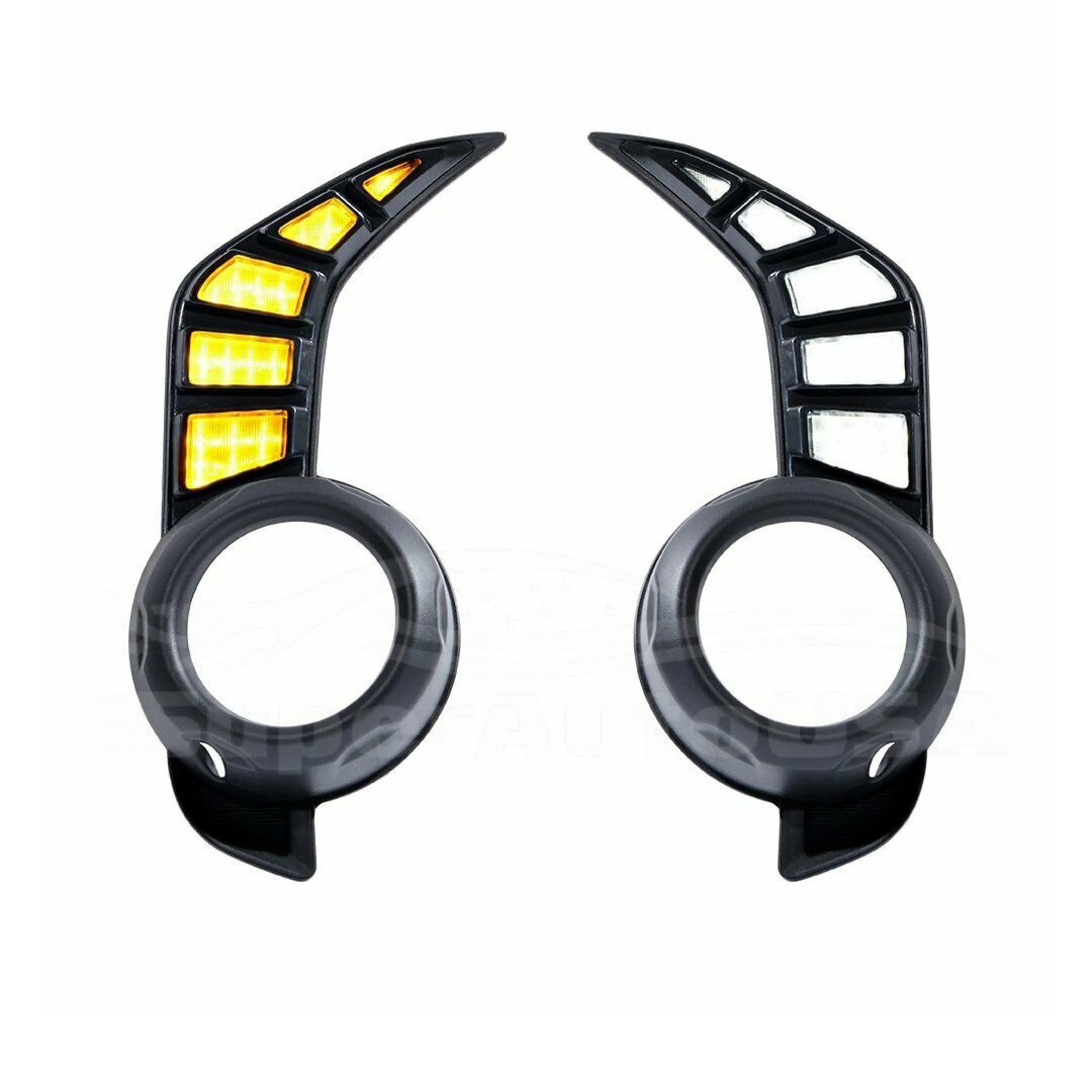 Fit 2014-2026 Toyota 4Runner DRL Turn Signal LED Daytime Running Light Fog Lamps - Image 3