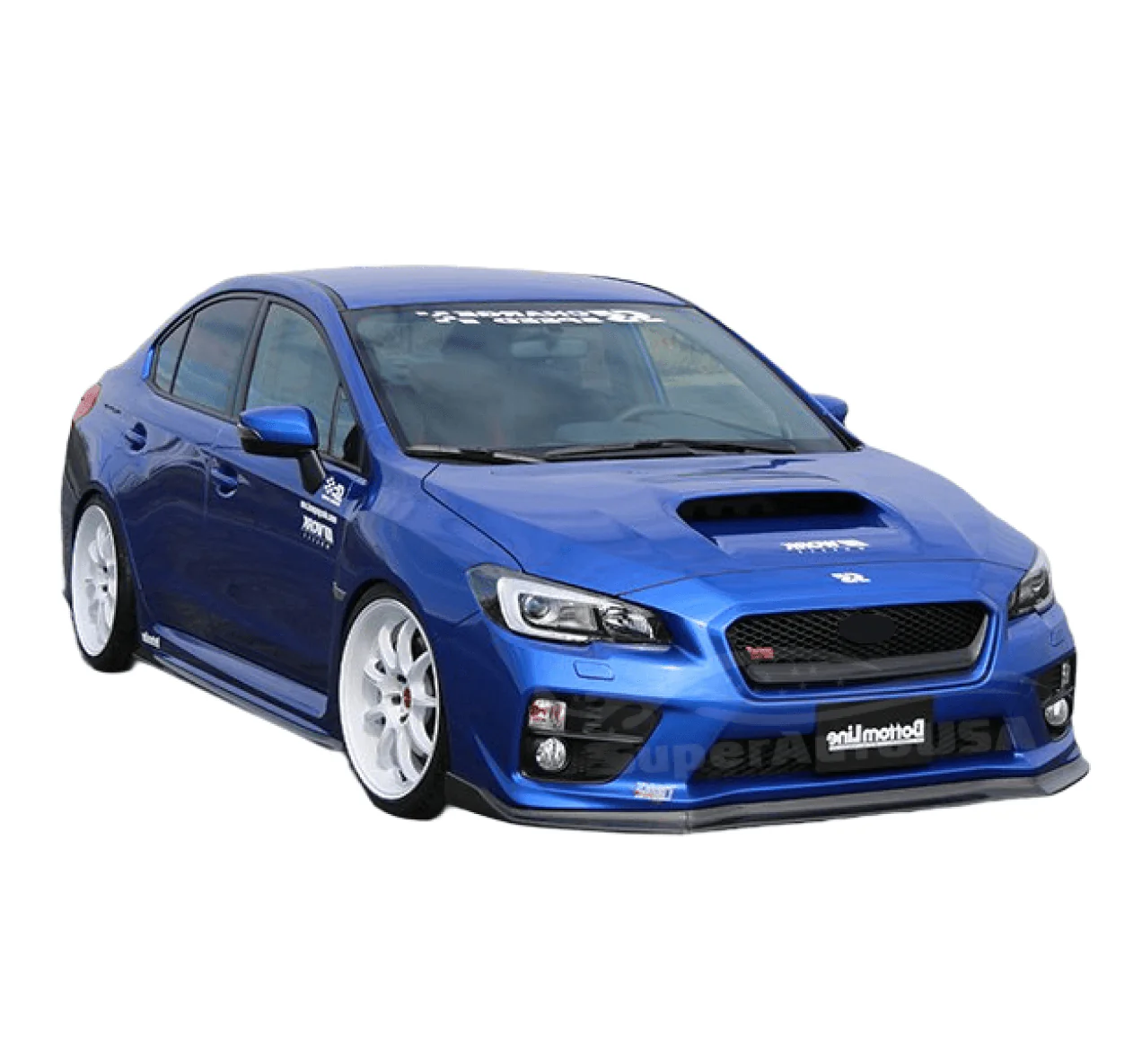 2015-2021 Subaru WRX STI VA - Carbon Fiber Front Lip - Image 10