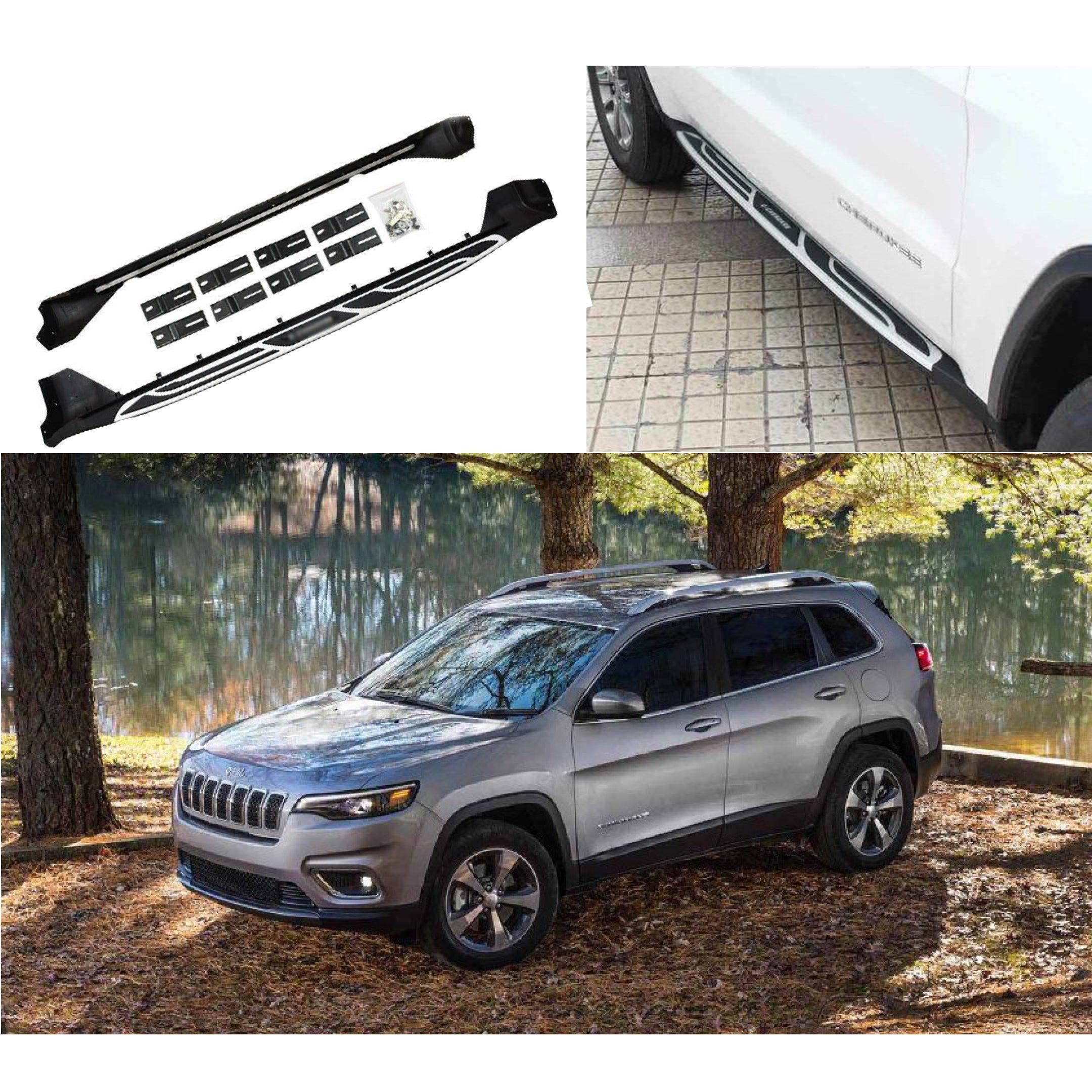 Fit 2016-2018 Jeep Cherokee Running Boards Side Step Pedal Nerf Bar