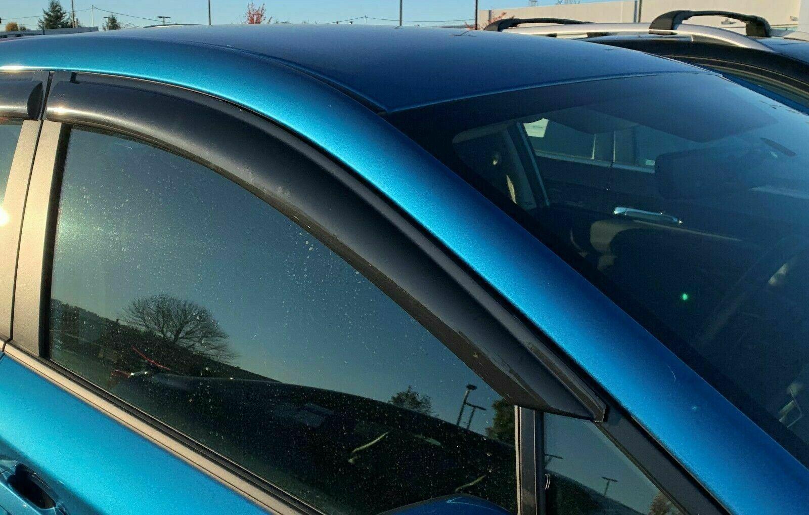 Fit 2016-2022 Honda Pilot OE Style Vent Window Visors Rain Sun Wind Guards Shade Deflectors - Image 2
