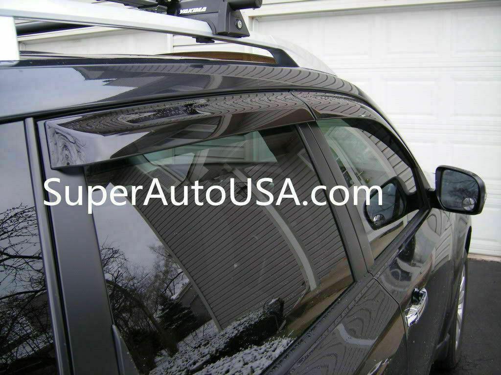Fit 2016-2022 Honda Pilot OE Style Vent Window Visors Rain Sun Wind Guards Shade Deflectors - Image 3