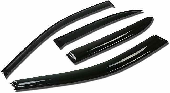 Fit 2016-2022 Honda Pilot OE Style Vent Window Visors Rain Sun Wind Guards Shade Deflectors - Image 6