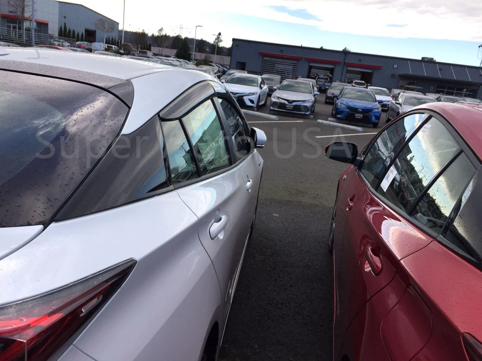 Fit 2016-2021 Toyota Prius Prime Out-Channel Vent Window Visors Rain Sun Wind Guards Shade Deflectors - Image 7