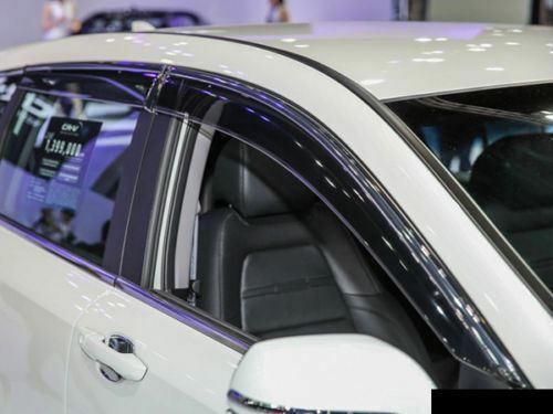 Fit 2016-2023 Honda Pilot Chrome Trim Vent Window Visors Rain Sun Guards - Image 2
