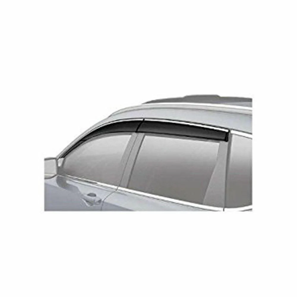 Fit 2016-2023 Honda Pilot Chrome Trim Vent Window Visors Rain Sun Guards - Image 4