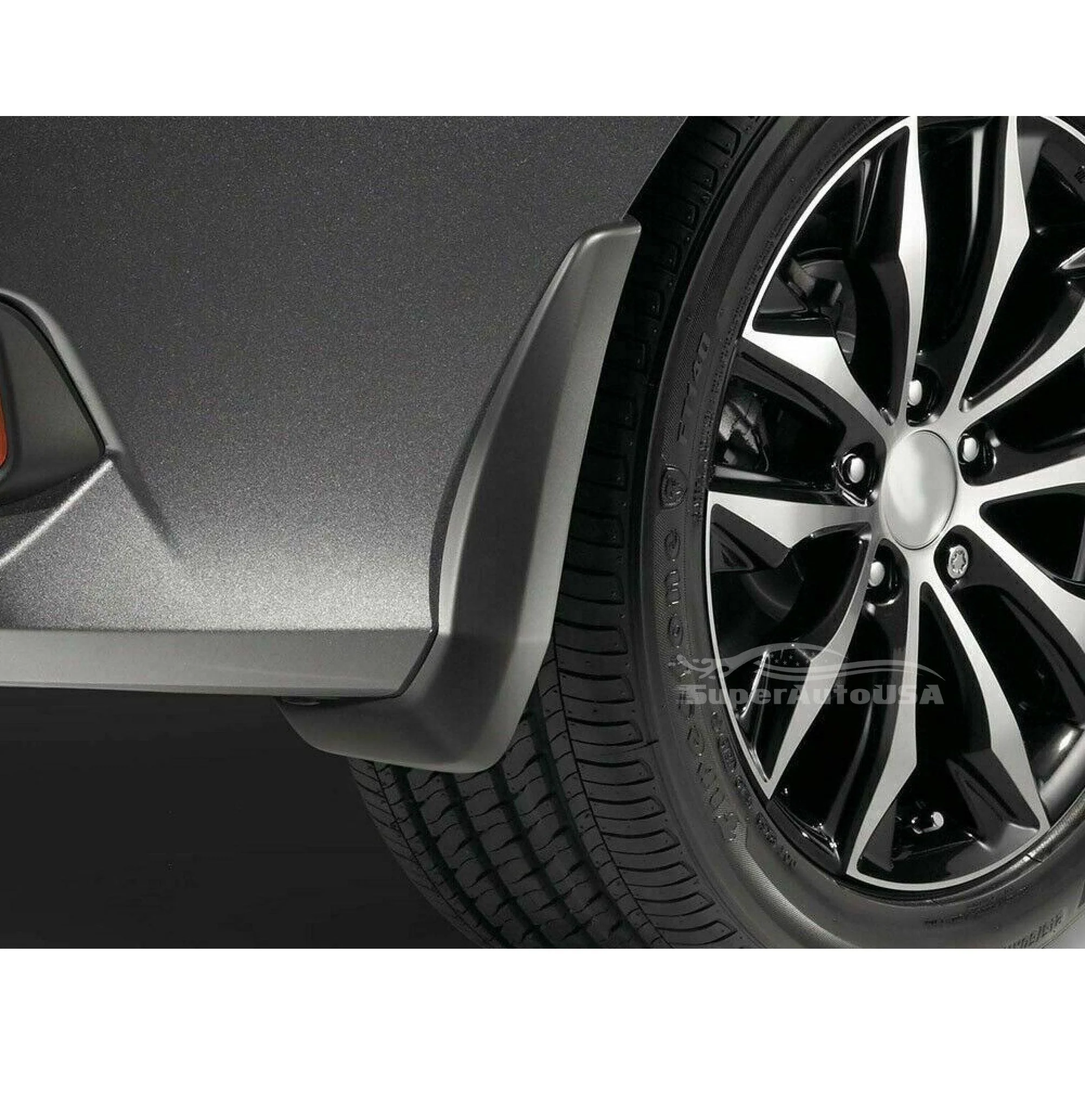 Fit 2017-2021 Honda Civic Sedan Mud Flaps Splash Guard Fender Mudguard Black - Image 4