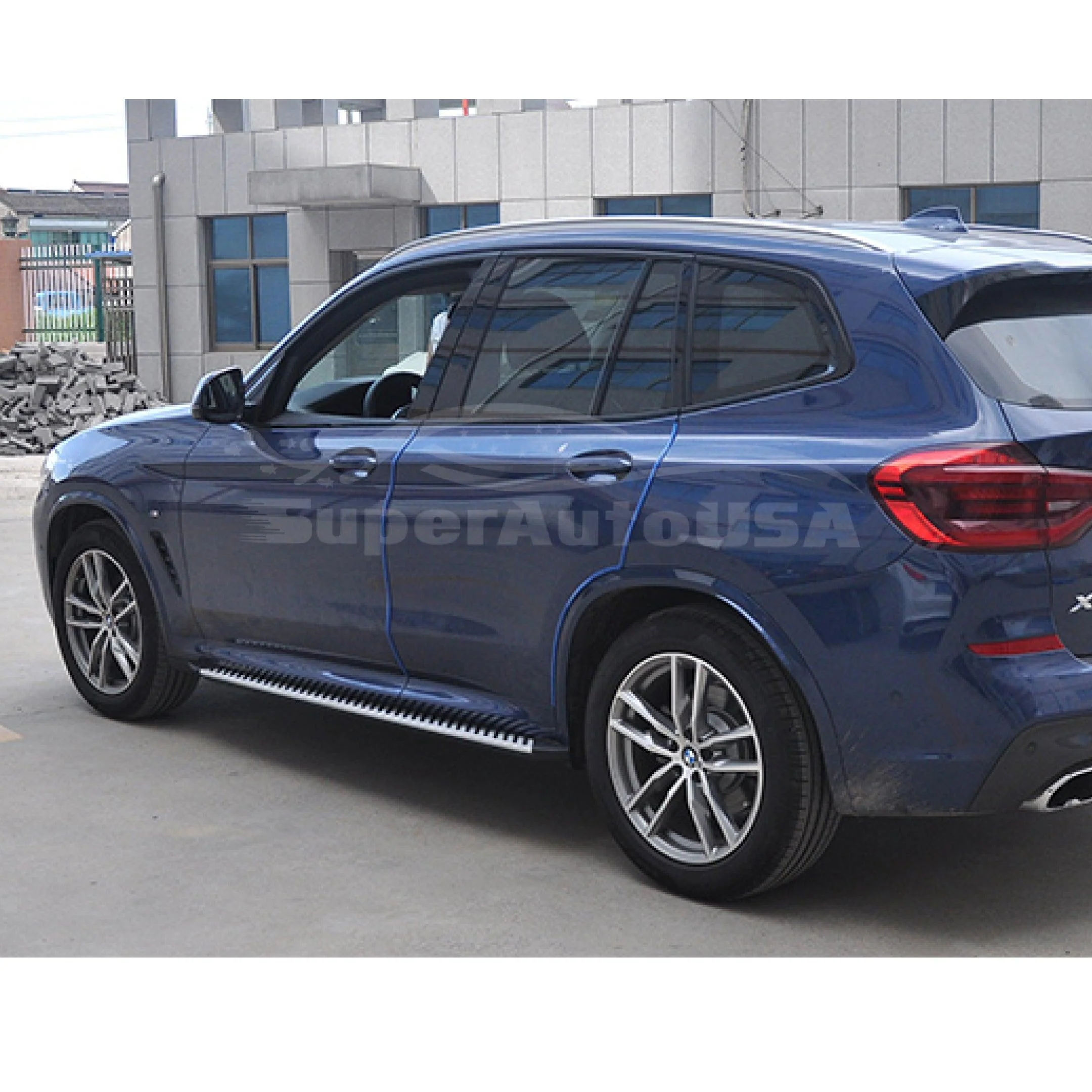 Fit 2018-2020 BMW X3 X4 Running Board Side Step Nerf Bars Pair Aluminum OE Style - Image 8