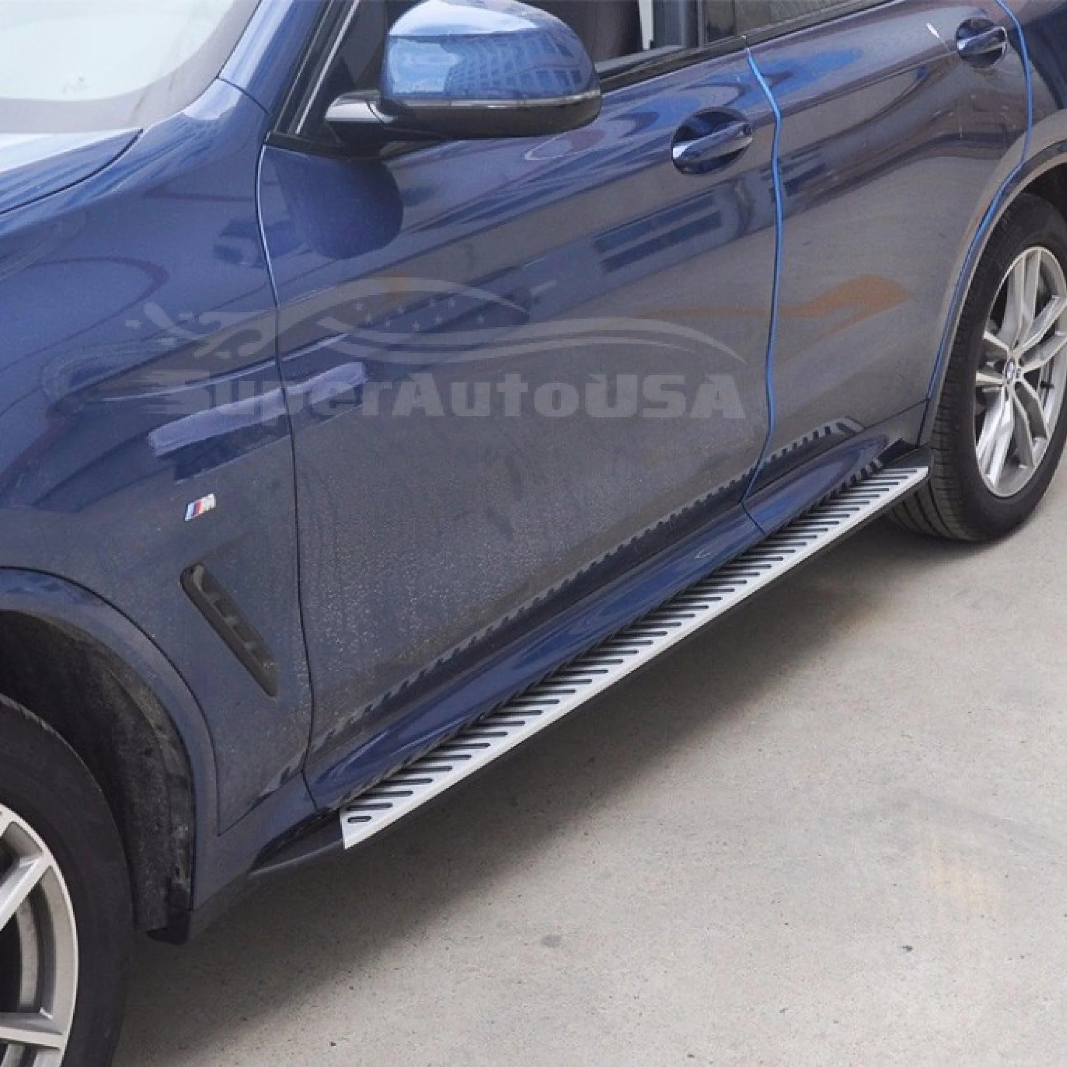 Fit 2018-2020 BMW X3 X4 Running Board Side Step Nerf Bars Pair Aluminum OE Style - Image 9