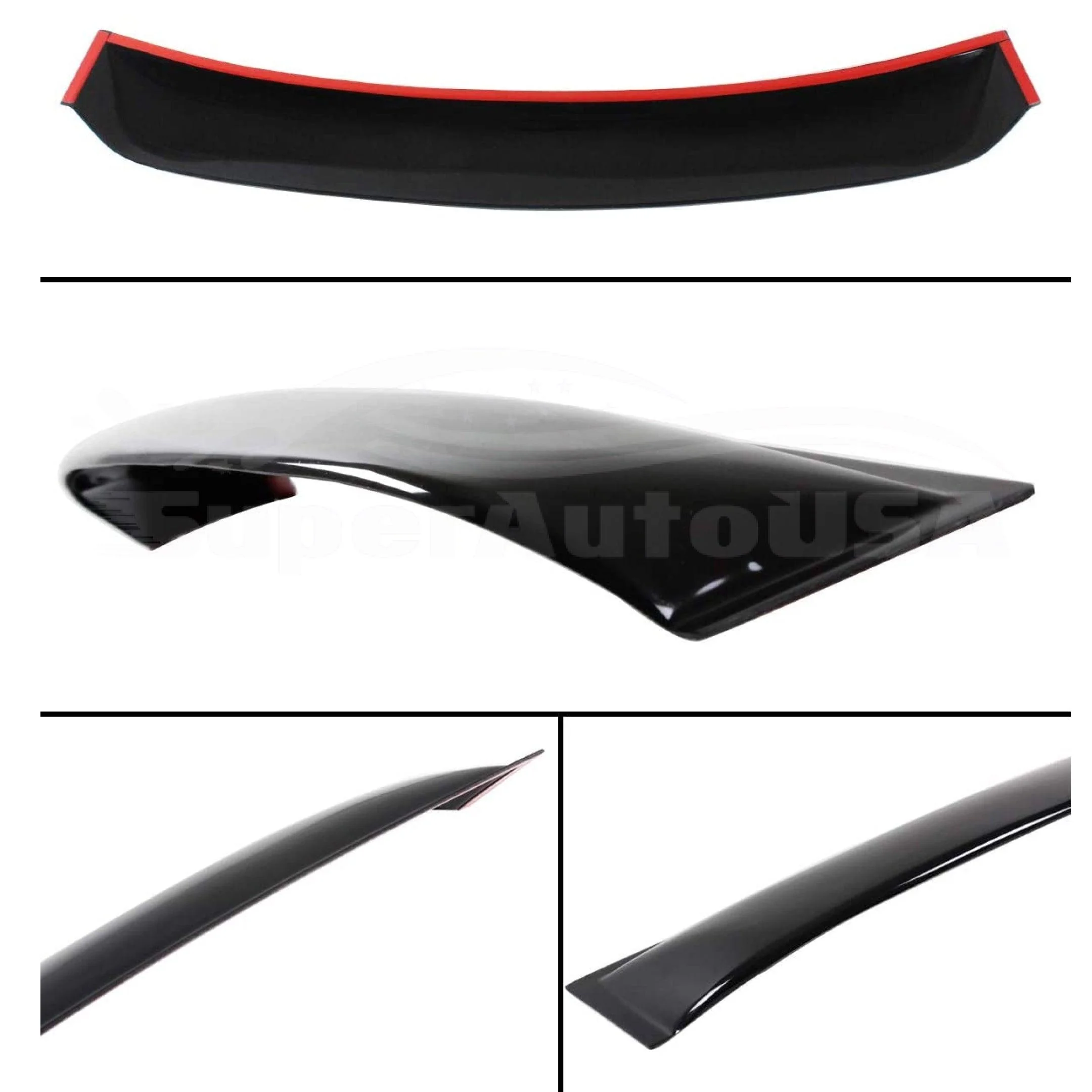 Fit 2018-2023 Honda Accord Sedan Rear Roof Window Spoiler Deflector - Image 3