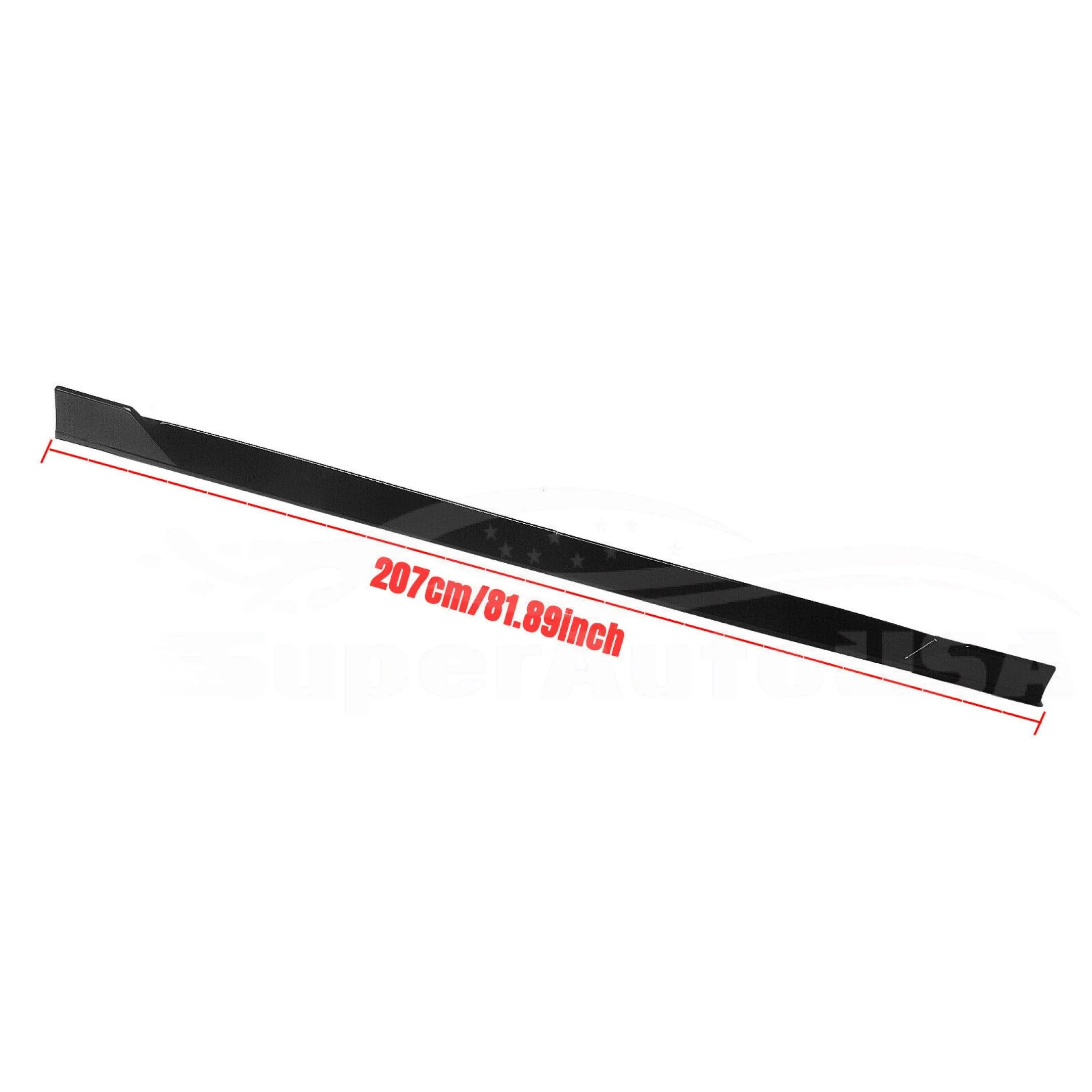 Fit 2018-2023 Honda Accord ST Style Side Skirt Extension Lip (Carbon Fiber Print) - Image 4