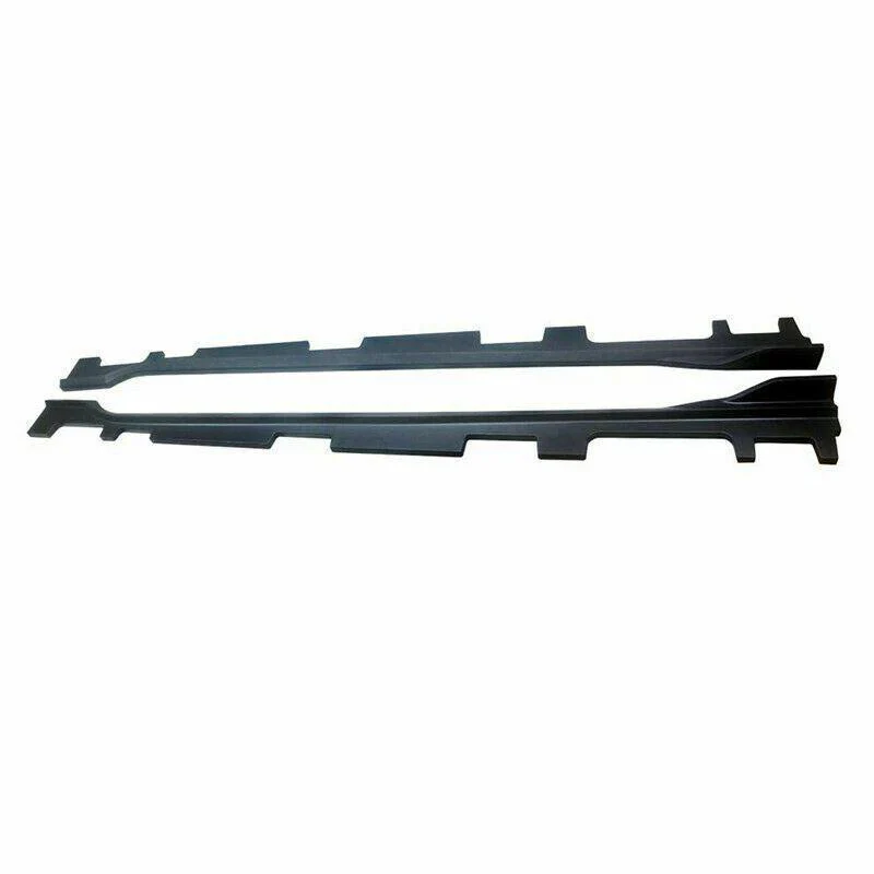 Fit 2018-2023 Honda Accord Side Skirt Bottom Line Extension Lip 2pcs (Unpainted Matte Black) - Image 3