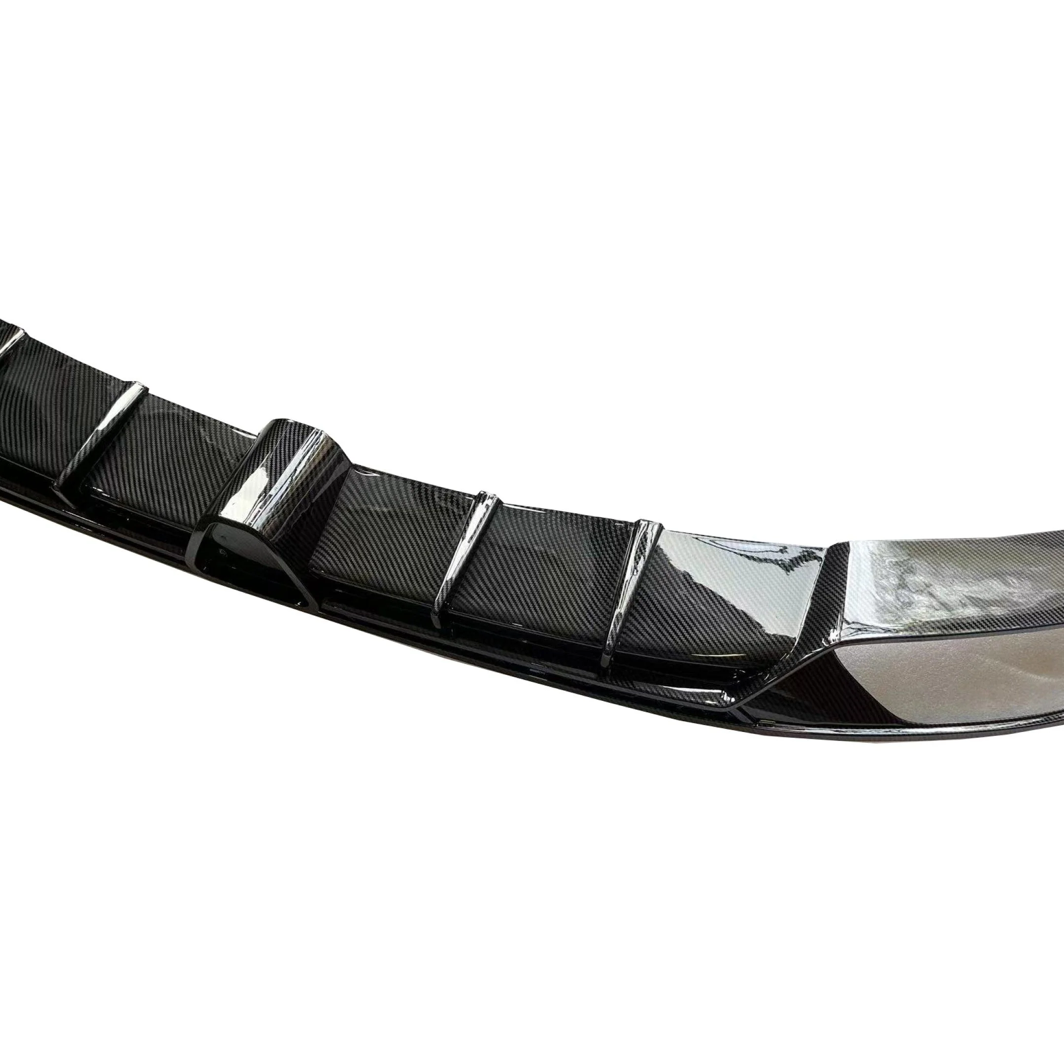 Fit 2018-2023 Honda Accord Sport Rear Diffuser Spoiler w/ LED Brake Light (Carbon Fiber Print) - Image 5