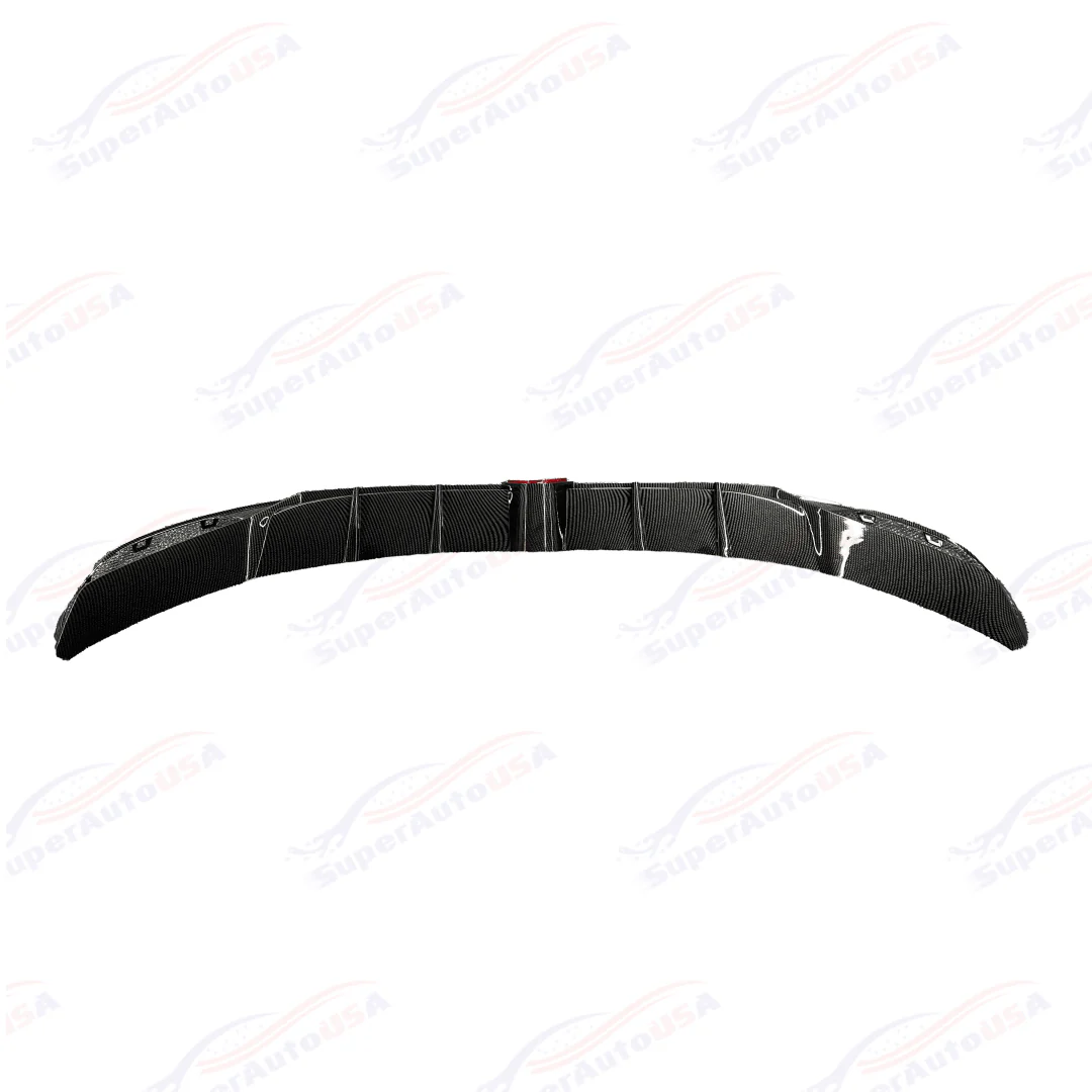 Fit 2018-2023 Honda Accord Sport Rear Diffuser Spoiler w/ LED Brake Light (Carbon Fiber Print) - Image 9